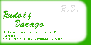 rudolf darago business card